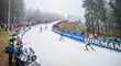 Vstup do nového roku komplikovalo biatlonistům v Oberhofu počasí