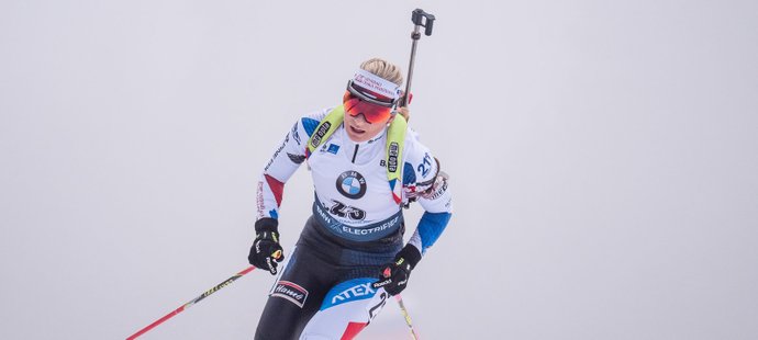 Lucie Charvátová skončila ve sprintu v Ruhpoldingu na 15. místě