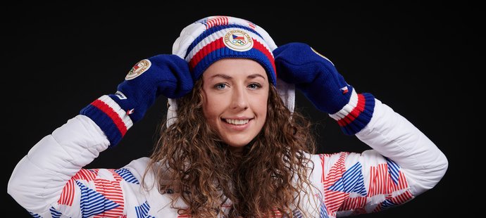 Biatlonistka Jessica Jislová v nové olympijské kolekci