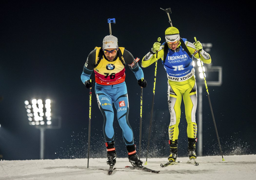 Martin Fourcade si v Pchjongčchangu dojel pro třetí místo a má jistý triumf v SP