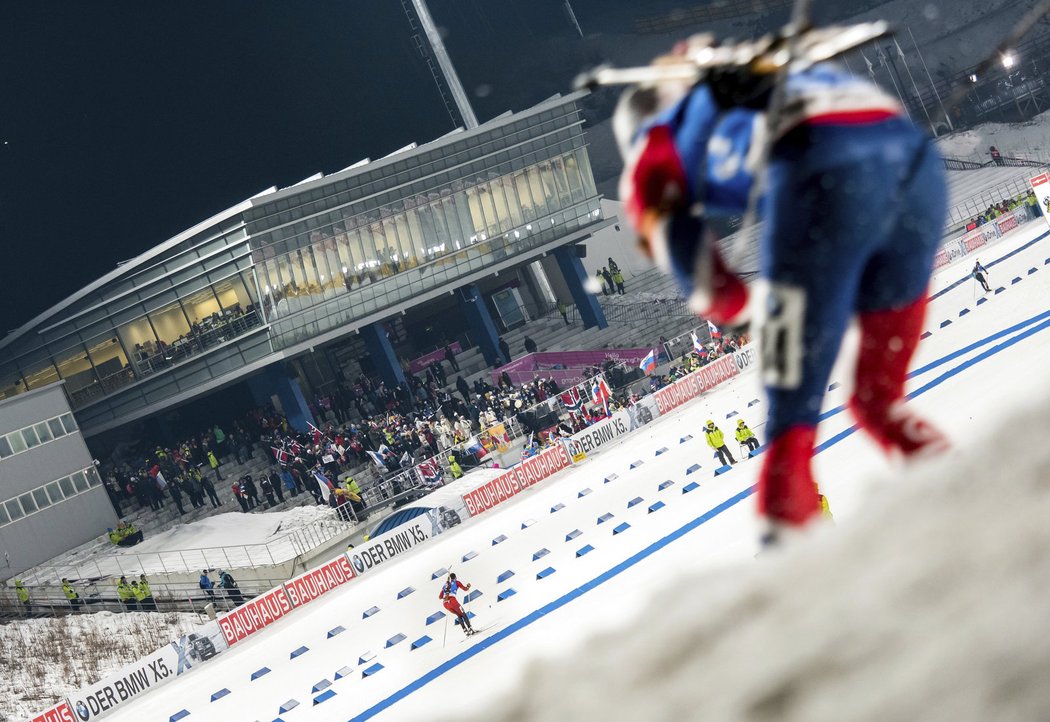 Pohled na tribuny v jihokorejském Pchjongčchangu při olympijské generálce nebyl moc veselý