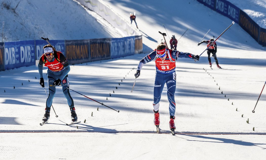 Ondřej Moravec finišuje ve stíhačce SP v Pokljuce na čtrnáctém místě