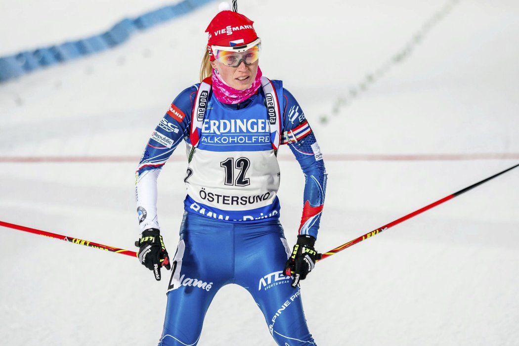 Eva Puskarčíková skončila v Östersundu na 15. místě
