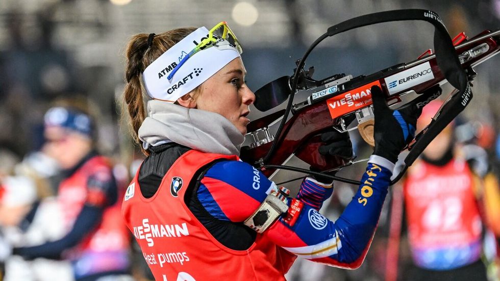 Francouzská biatlonistka Jeanne Richardová