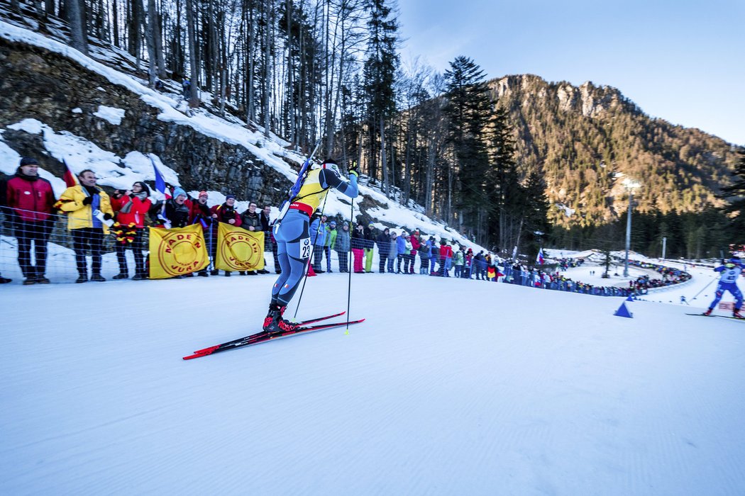 Martin Fourcade si jede pro triumf ve vytrvalostním závodě SP v Ruhpoldingu