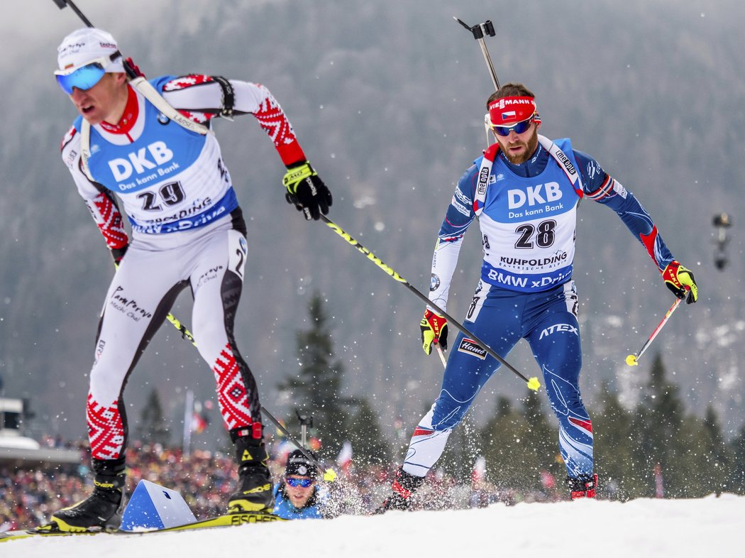 Michal Šlesingr se držel celý závod v popředí