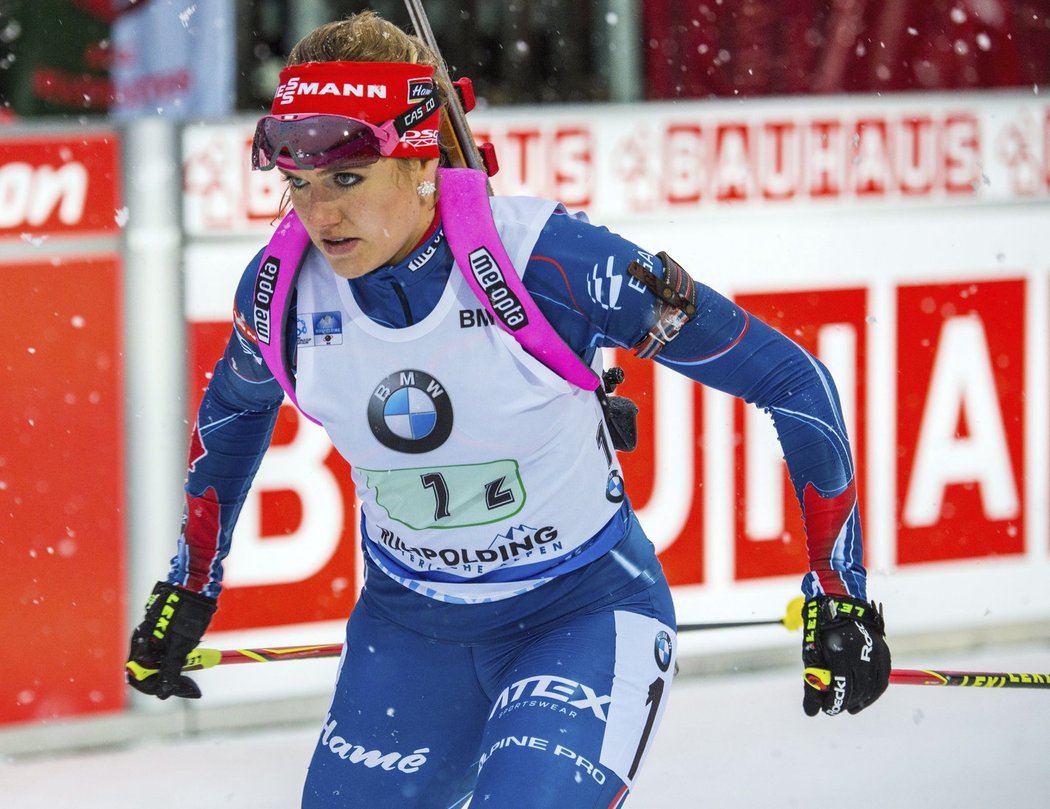Gabriela Soukalová je velkou hvězdou českého biatlonu