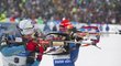 Střelba ve stoje rozhodovala stíhačku Světového poháru v Oberhofu. Gabriela Koukalová odjela ze střelnice druhá a na stejné pozici také proťala cíl.