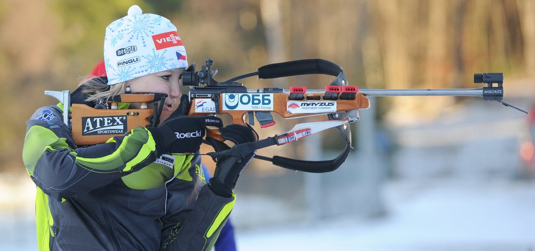 Biatlonistka Veronika Zvařičová