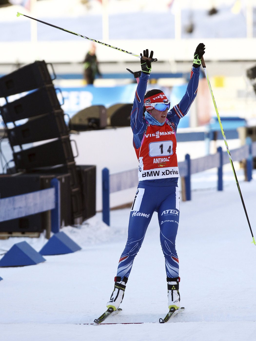 Veronika Vítková vybojovala pro českou štafetu druhé místo