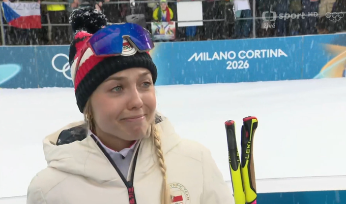 Voborníková uplakaná štěstím: Omlouvám se, nemůžu uvěřit. Slyšet rodiče brečet... Voborníková uplakaná štěstím: Omlouvám se, nemůžu uvěřit. Slyšet rodiče brečet...