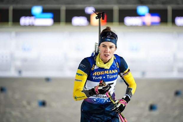 Švédská biatlonistka Hanna Öbergová Švédská biatlonistka Hanna Öbergová