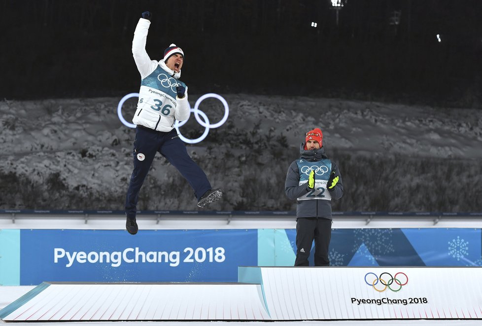 Ohromná radost Michala Krčmáře, který ukořistil stříbro ze sprintu