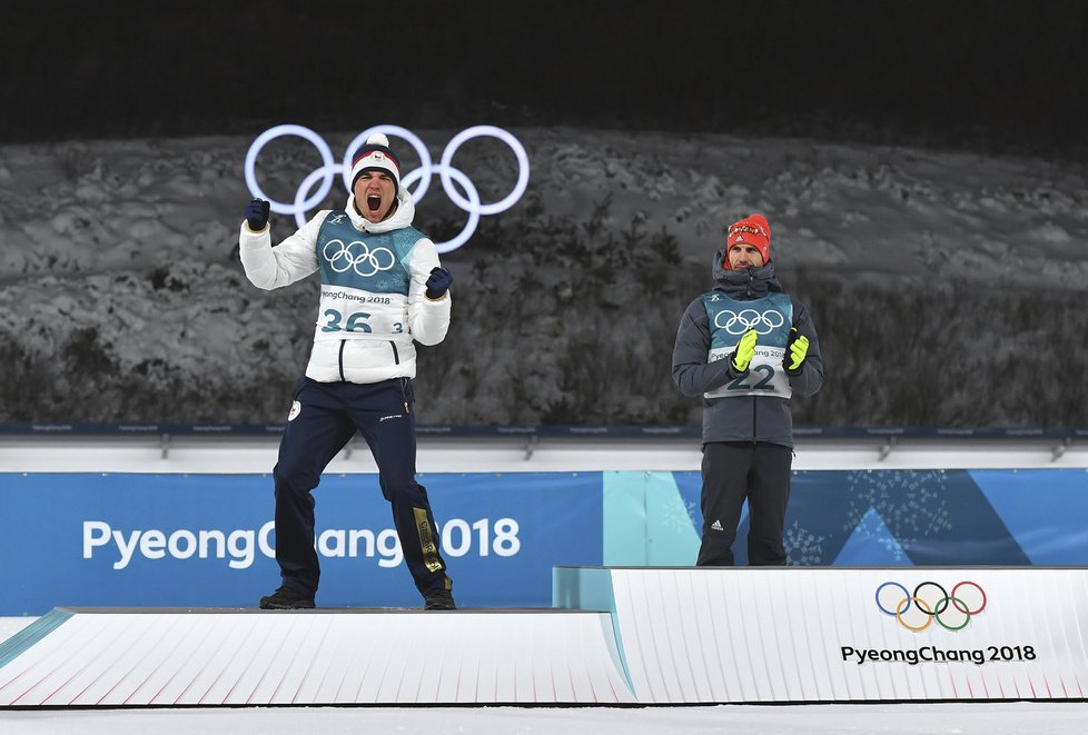 Ohromná radost Michala Krčmáře, který ukořistil stříbro ze sprintu