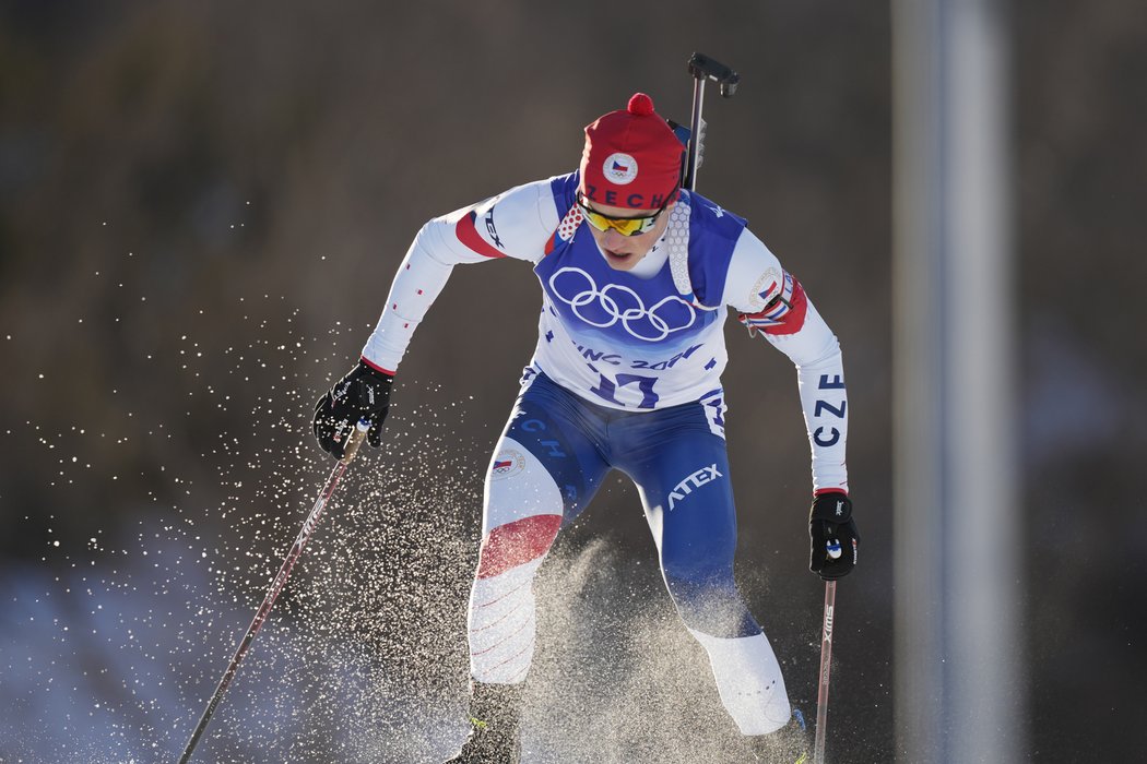 Jakub Štvrtecký během vytrvalostního závodu na 20 km.