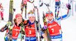 Mezi tři nejlepší se české biatlonistky na světovém šampionátu nedostaly