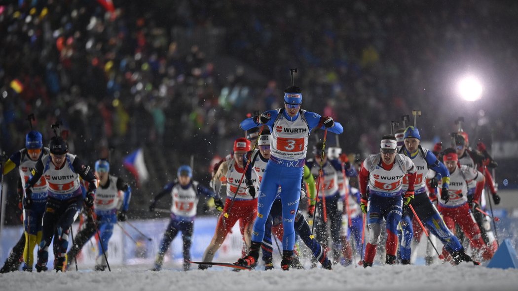 Biatlonové mistrovství světa v Novém Městě na Moravě začalo smíšenou štafetou