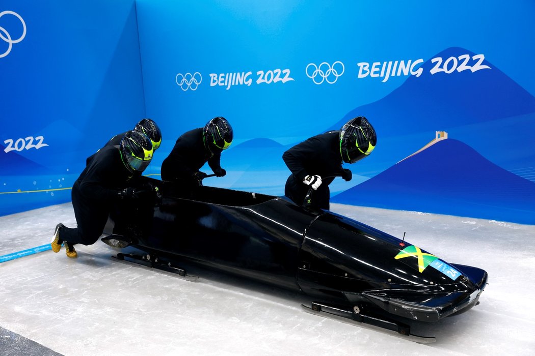 Jamajští bobisté na olympiádě v Pekingu