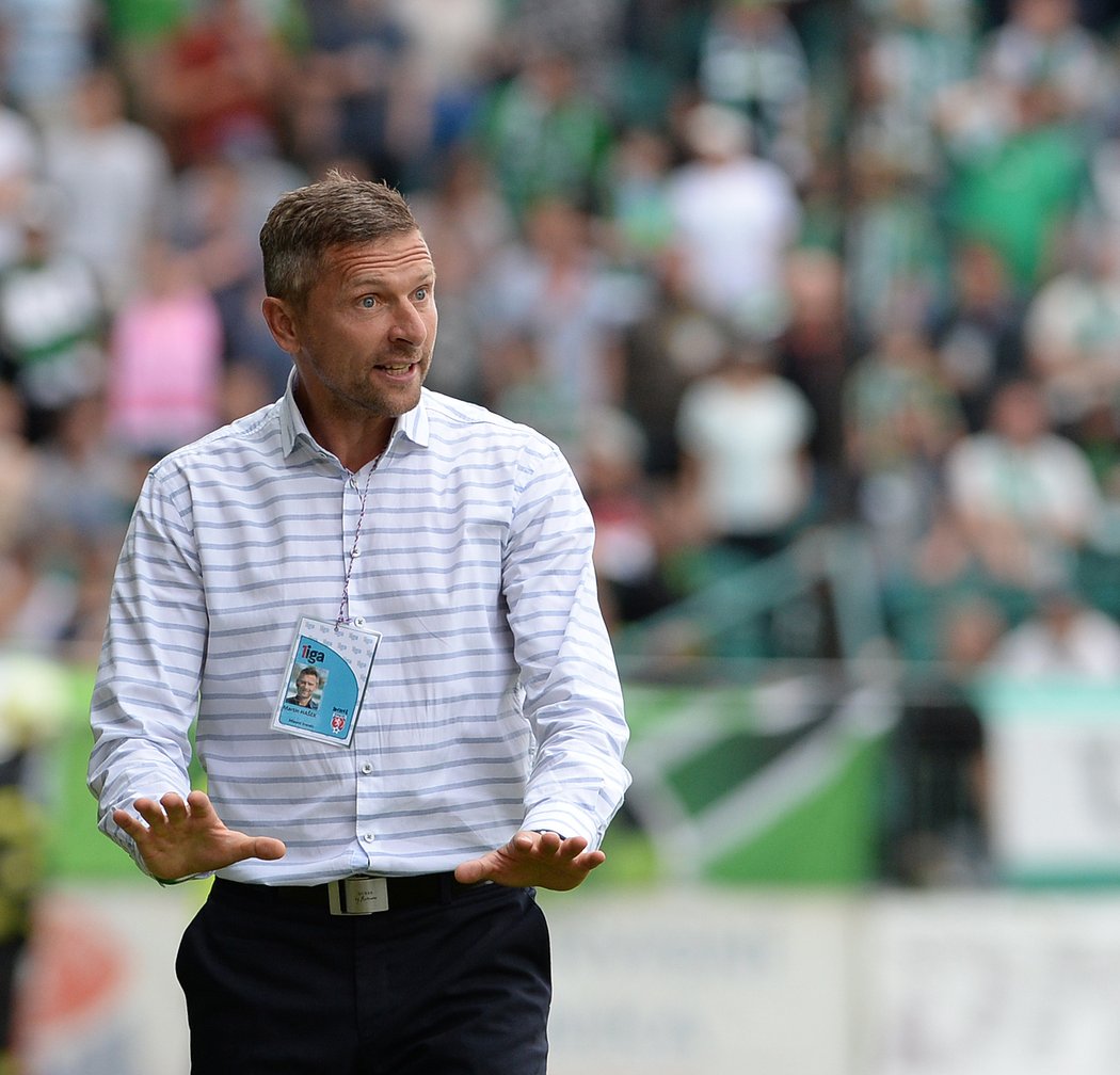 Trenér vršovických Bohemians Martin Hašek