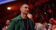 Cristiano Ronaldo u ringu sledoval boxerský zápas Anthonyho Joshuy