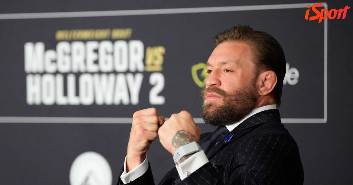 Conor McGregor looking focused ahead of his UFC return