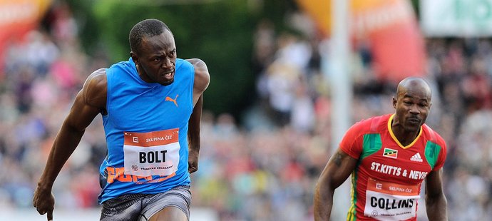 Usain Bolt nakonec na Zlaté tretře nepokořil hranici deseti vteřin