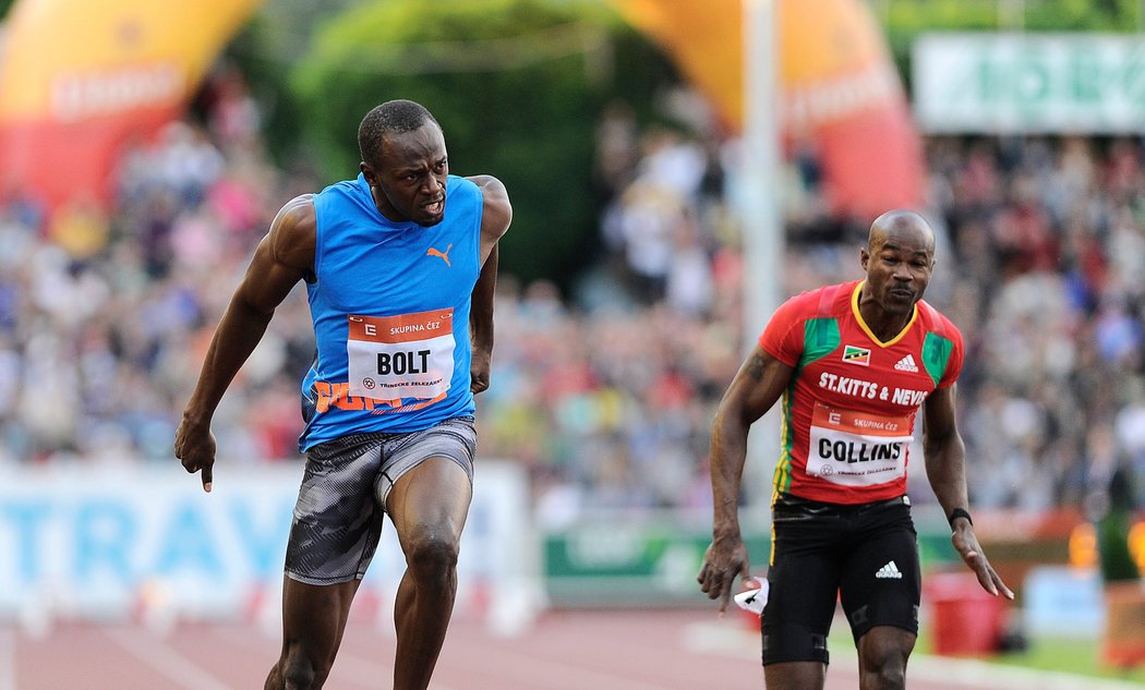 Usain Bolt nakonec na Zlaté tretře nepokořil hranici deseti vteřin