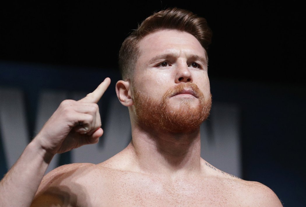 Canelo Alvarez a jeho gesto před soubojem proti Golovkinovi