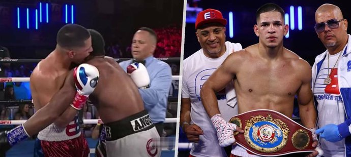 Boxer Edgar Berlanga během zápasu kousnul soupeře