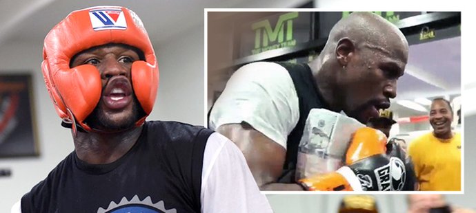 Floyd Mayweather se zase chlubí penězi