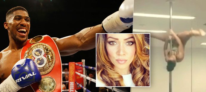 Boxerský šampion Anthony Joshua má dítě s krásnou akrobatkou na tyči...