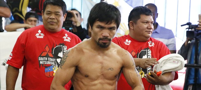 Filipínský boxer Manny Pacquiao