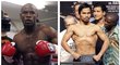 Floyd Mayweather (vlevo) a Manny Pacquiao se utkají o největší balík v historii boxu 2. května