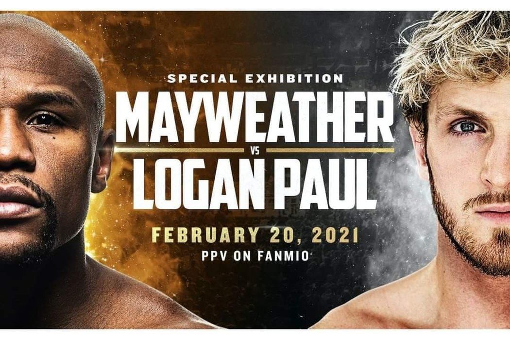 Pozvánka na exhibici Mayweather - Paul