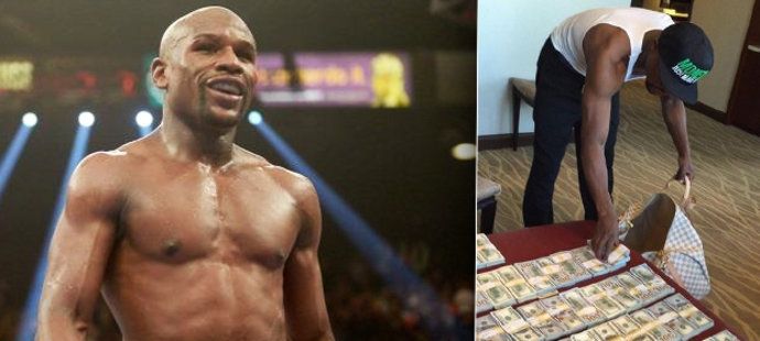 Boxer Floyd Maywheather provokuje snímkem, jak se balí na dovolenou...