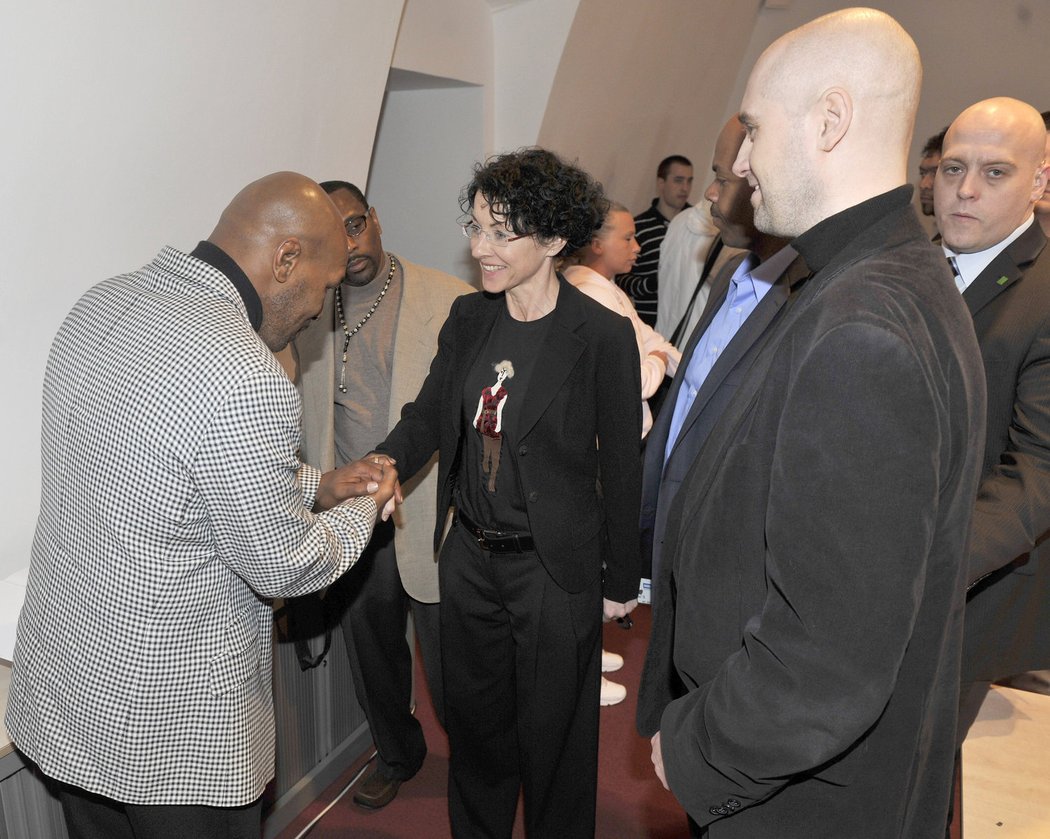 Mike Tyson se seznámil s generální ředitelkou vydavatelství Ringier Axel Springer Libuší Šmuclerovou