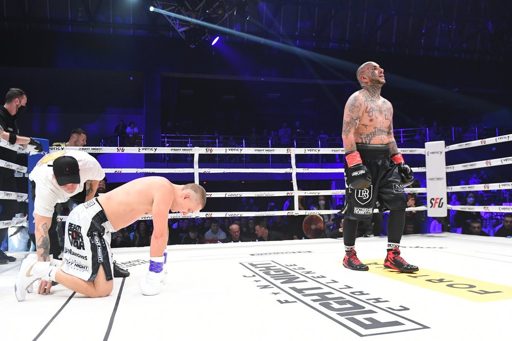Laky Royal po svém boxerském vítězství na Fight Night Challenge