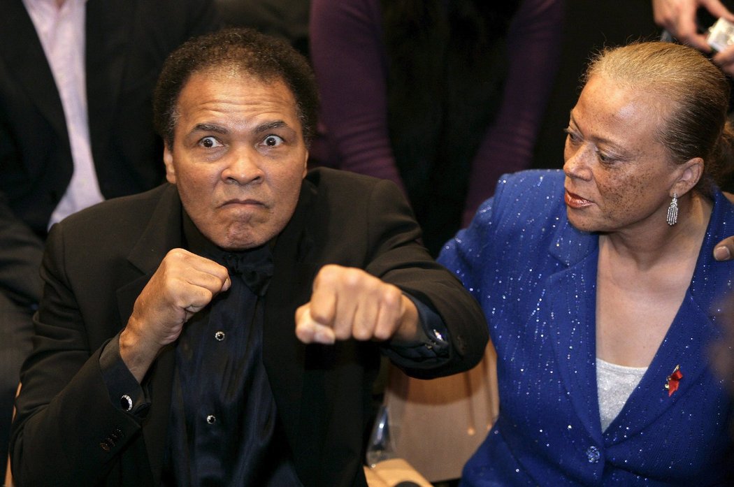 Muhammad Ali s manželkou Lonnie