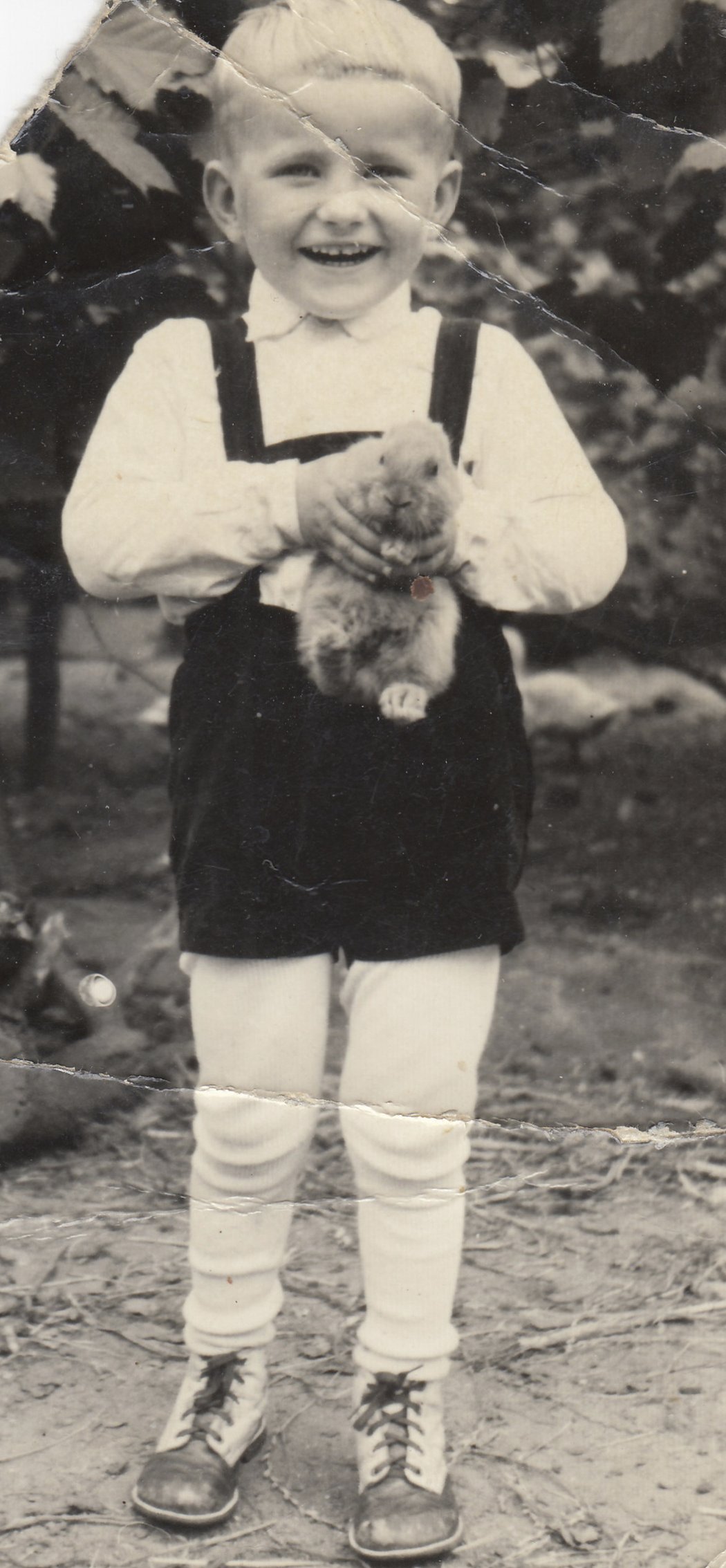 Budoucí boxer Rostislav Osička v dětství, rok  1961