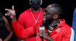 Deontay Wilder během tiskovky s Furym před třetím vzájemným soubojem