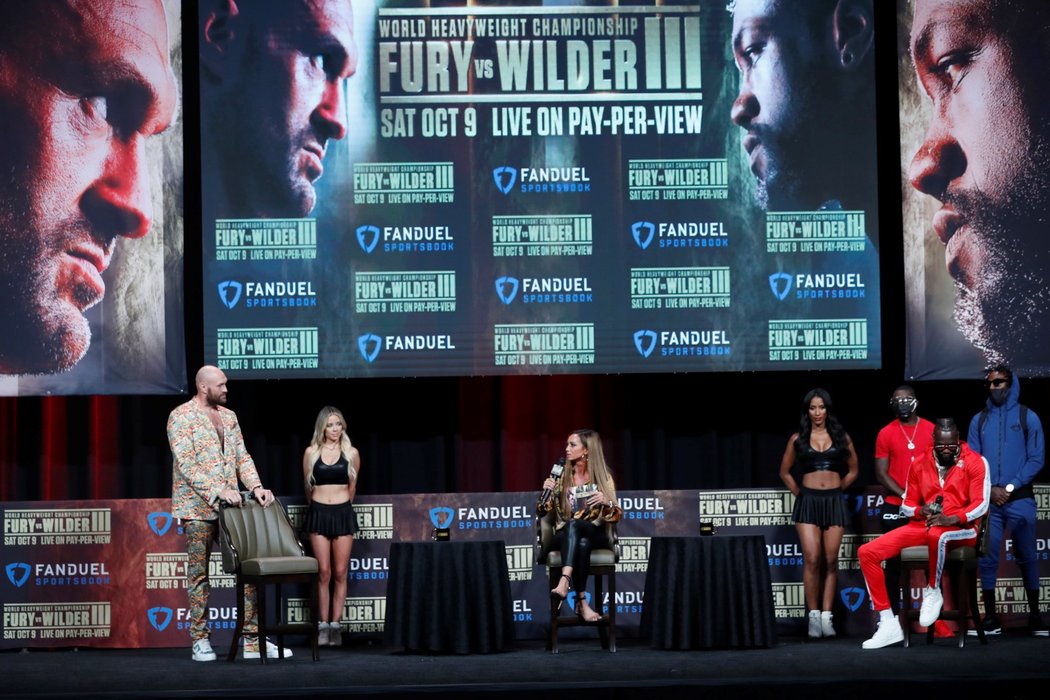 Tisková konference před soubojem Tyson Fury vs. Deontay Wilder