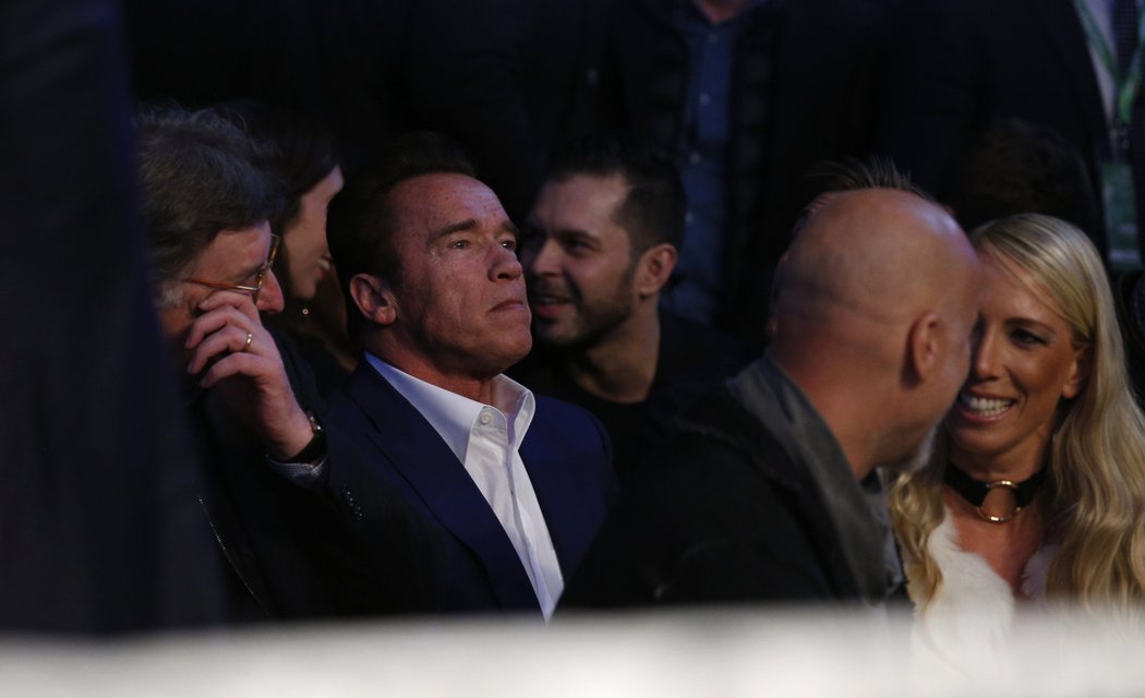 Arnold Schwarzenegger si velkou událost nemohl nechat ujít