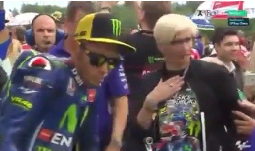 Valentino Rossi dal svůj názor české ministryni jasně najevo