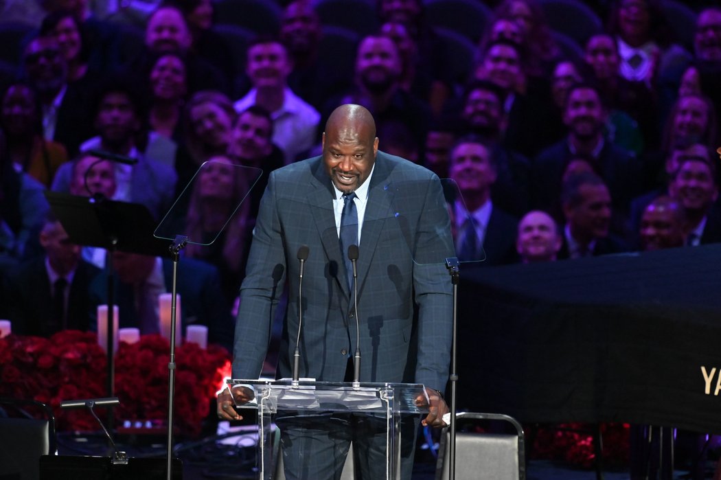 Na rozloučení s Bryantem nechyběl ani Shaquille O&#39;Neal