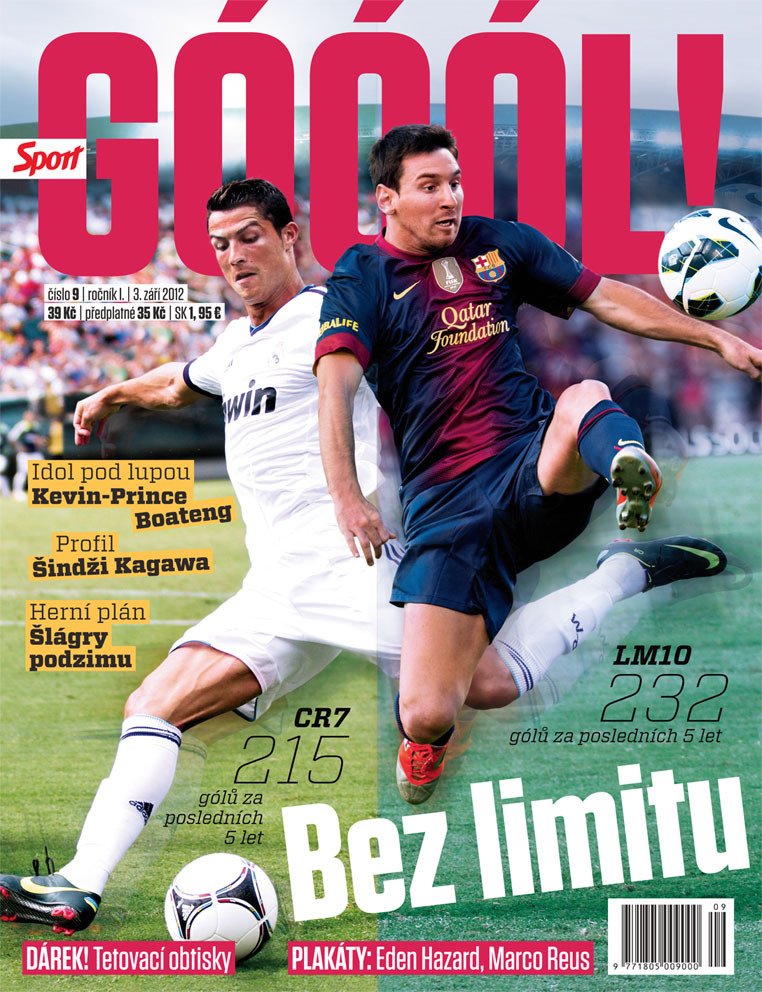 V pondělí 3. září vychází nové číslo časopisu Sport Góóóĺ