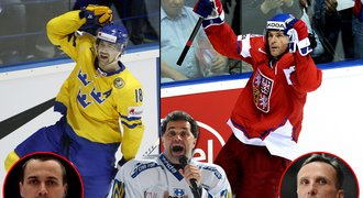 Semifinále MS v hokeji: Česko - Švédsko ONLINE očima celebrit