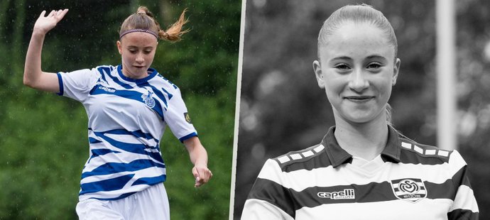 Příčina smrti mladé fotbalistky Charlotte Vellarové (†16) zatím není známa