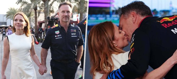 S Geri údajné oplzlosti manžela a šéfa Red Bullu Hornera neotřásly: Líbačka na úvod sezony!