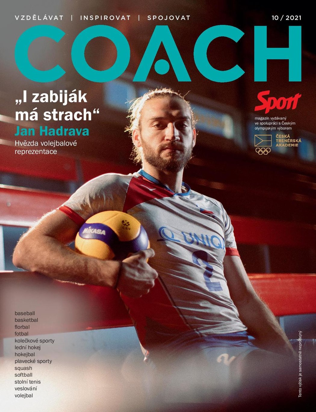 Říjnový magazín COACH s Janem Hadravou