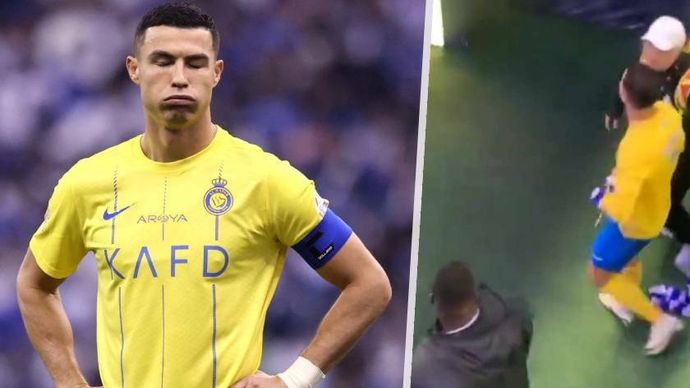 Ronaldo předvedl po zápase nechutné gesto